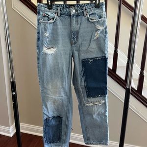BDG patched jeans